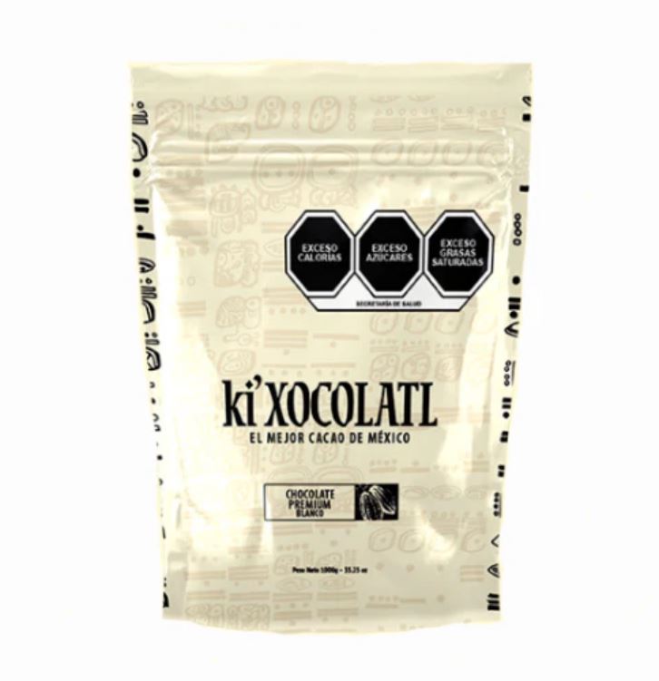 KI'XOCOLATL WHITE CHOCOLATE CHIP 1 KG